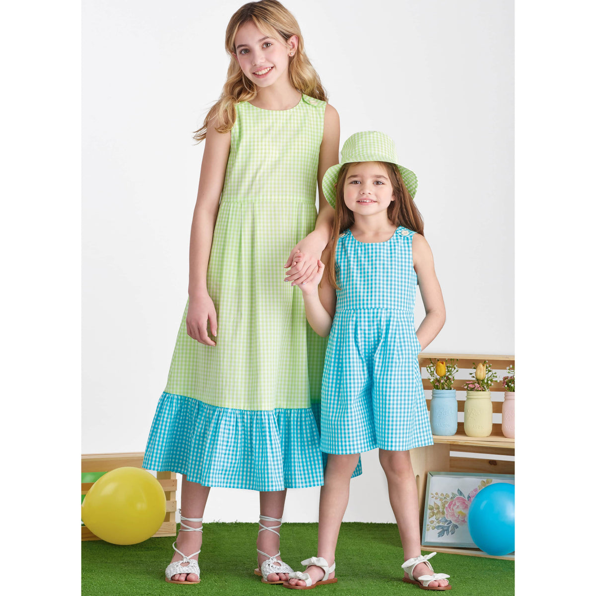 Simplicity Childrens and Girls Jumpsuit, Romper and Dress Sewing Pattern S9617