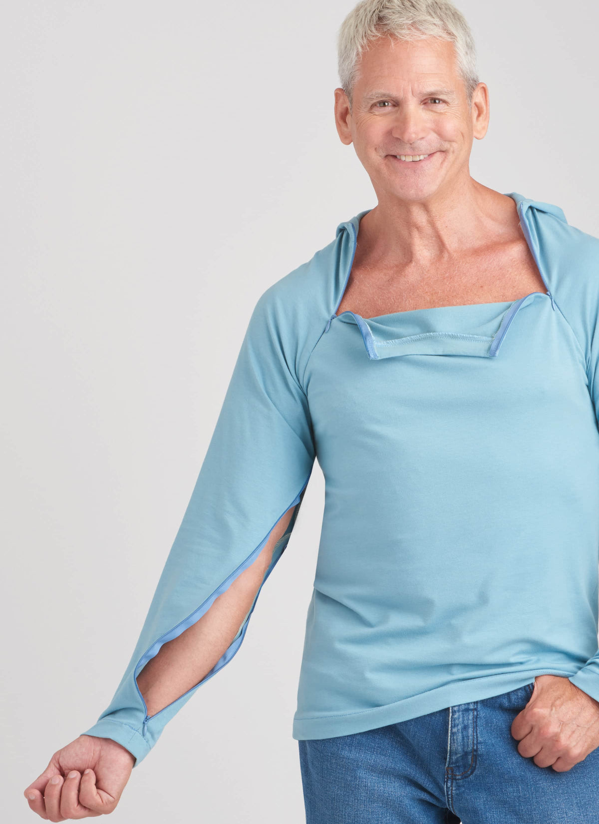 Simplicity Unisex Dual Port Access Chemo Top & Hoodie Sewing Pattern S9723A