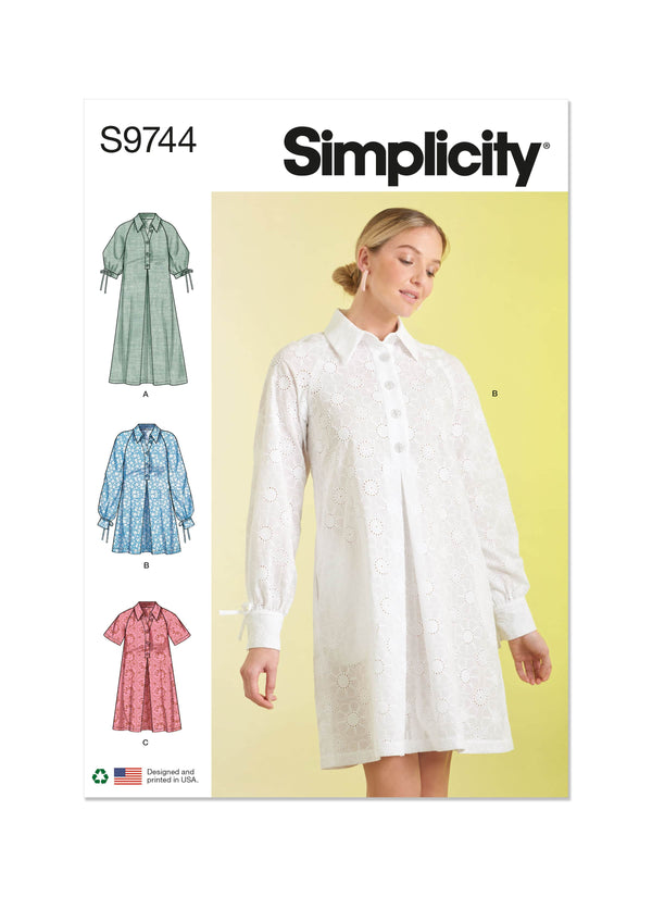 Simplicity Misses Dresses Sewing Pattern S9744