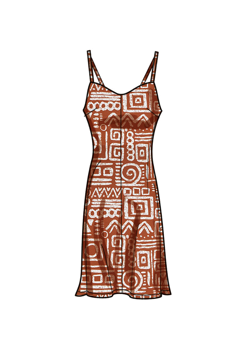 Simplicity Misses Slip Dress in Three Lengths Sewing Pattern S9745