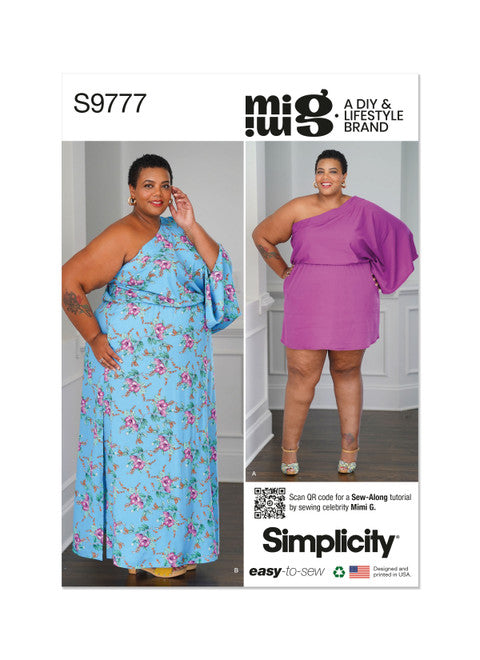 Simplicity Women's Plus Size Caftan by Mimi G Style Sewing Pattern S9777