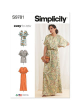 Simplicity Misses Dresses Sewing Pattern S9781