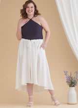 Simplicity Womens Skirt With Hemline Variations Sewing Pattern S9787