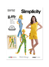 Simplicity Misses Jumpsuit in Two Lengths Sewing Pattern S9792