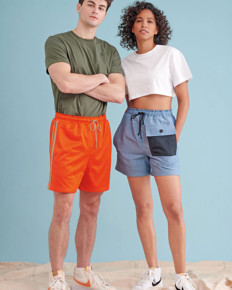 Simplicity Unisex Shorts Sewing Pattern S9795A (XS-S-M-L-XL-XXL)