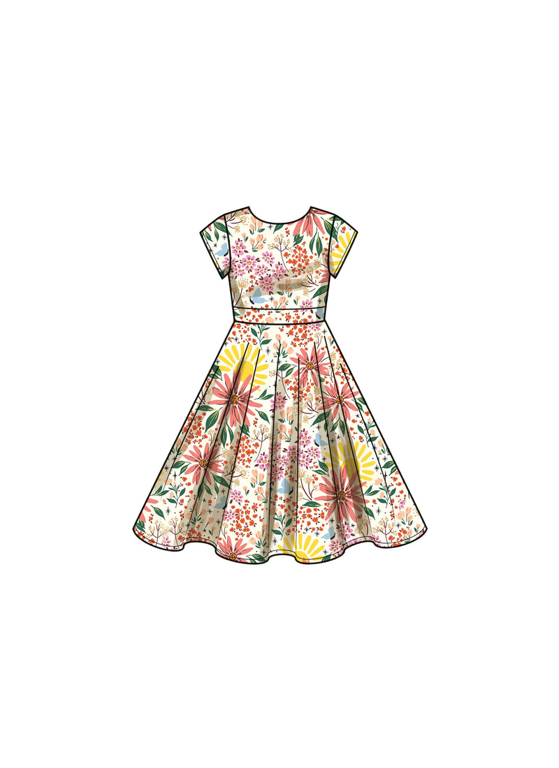 Simplicity Childrens and Girls Dresses Sewing Pattern S9799