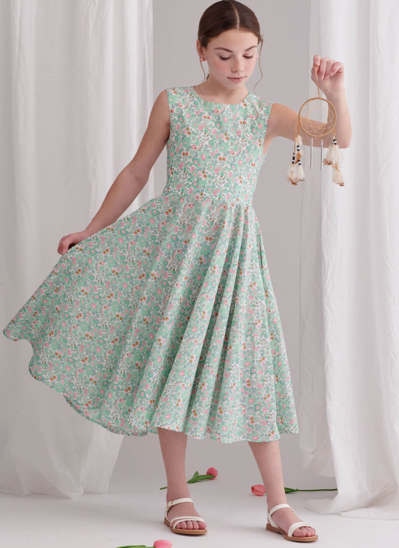 Simplicity Childrens and Girls Dresses Sewing Pattern S9799