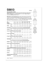 Simplicity Misses & Womens Costumes Sewing Pattern S9813