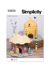 Simplicity Fabric Critter Houses and Peg Doll Accessories by Carla Reiss Design Sewing Pattern S9839 OS 