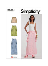 Simplicity Misses Skirt In Three Lengths Sewing Pattern S9891