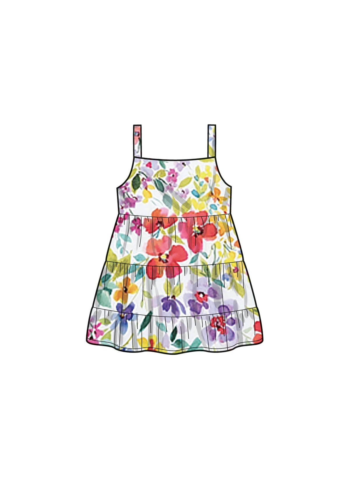 Simplicity Toddlers Jacket and Dresses Sewing Pattern S9899 A (1/2-1-2-3-4)