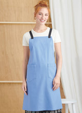 Simplicity Misses Aprons & Pants By Elaine Heigl Sewing Pattern S9907A (XS-XXL)