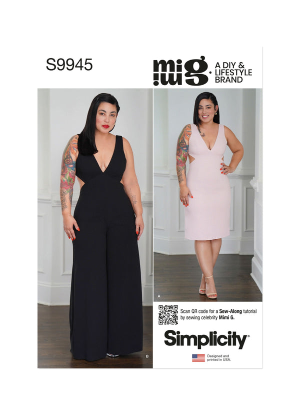 Simplicity Misses Dress & Jumpsuit by Mimi G Style Pattern S9945