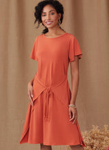 Simplicity Misses Knit Dress with Sleeve & Length Patterns S9947