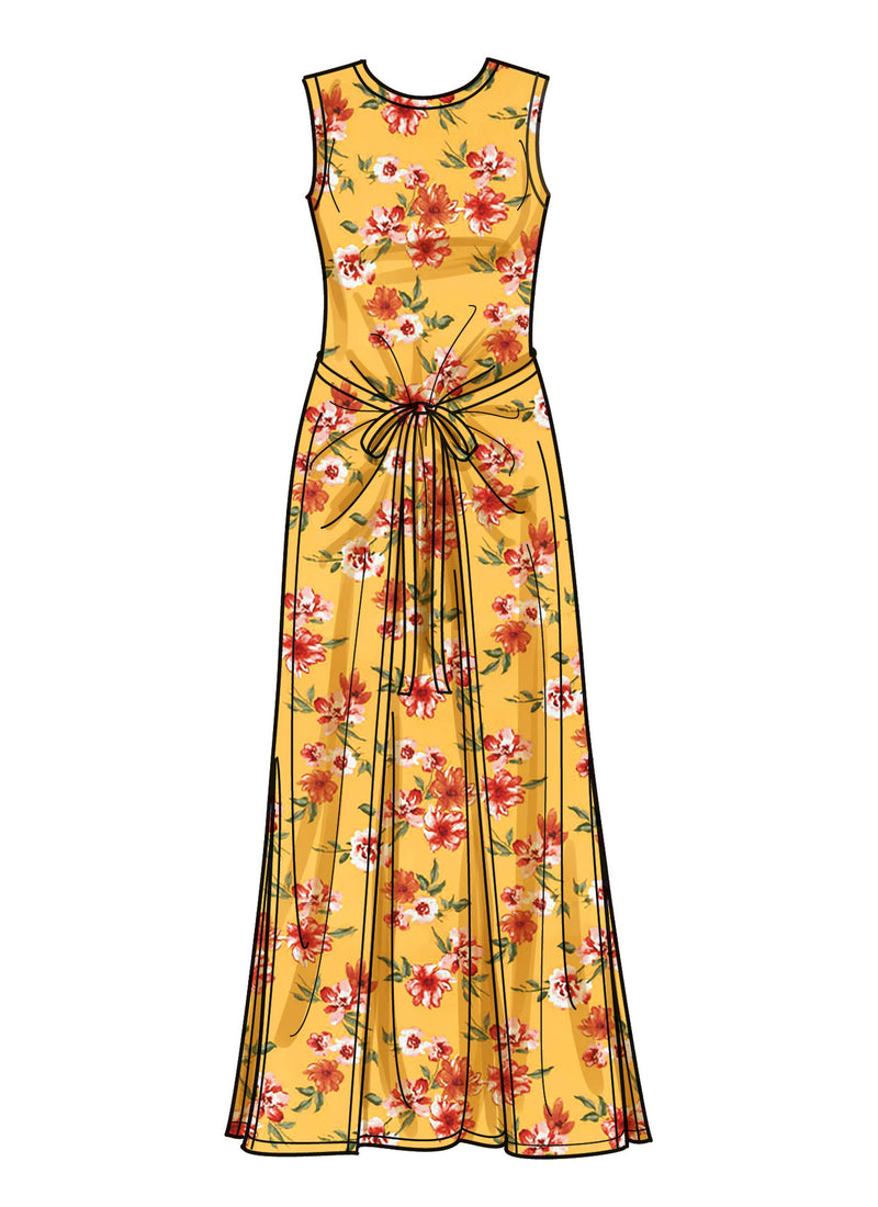 Simplicity Misses Knit Dress with Sleeve & Length Patterns S9947