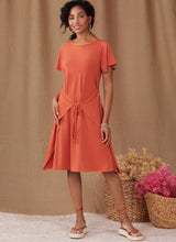 Simplicity Misses Knit Dress with Sleeve & Length Patterns S9947