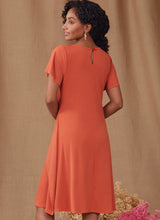 Simplicity Misses Knit Dress with Sleeve & Length Patterns S9947