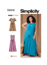 Simplicity Women's Knit Dress Sewing Pattern with Variations S9948