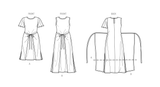 Simplicity Women's Knit Dress Sewing Pattern with Variations S9948