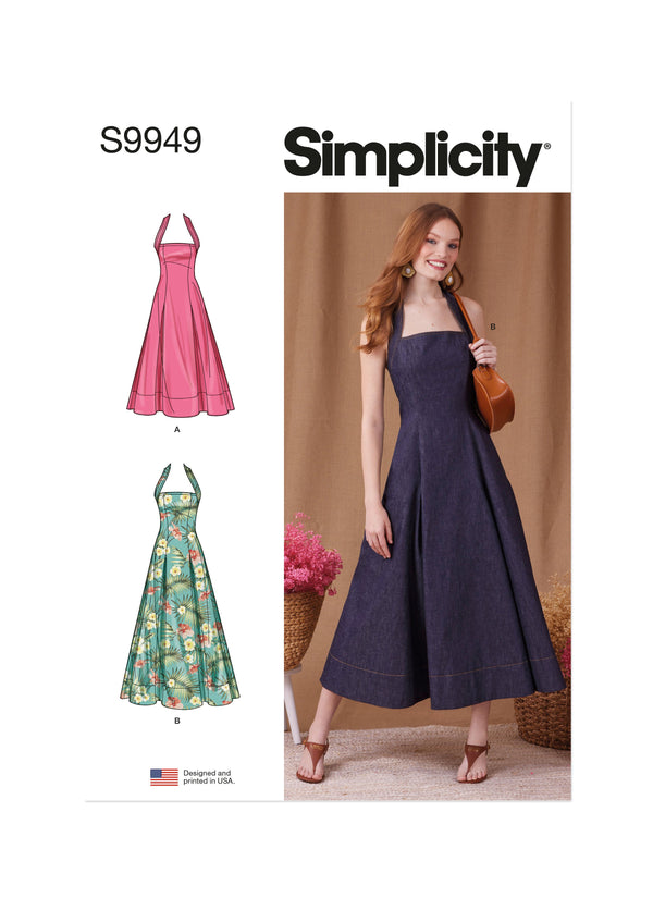 Simplicity Misses Dress in Two Lengths Sewing Pattern S9949