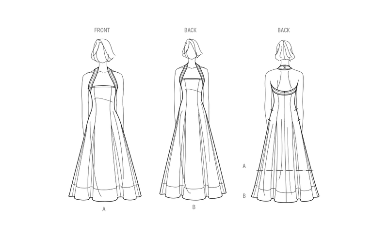 Simplicity Misses Dress in Two Lengths Sewing Pattern S9949