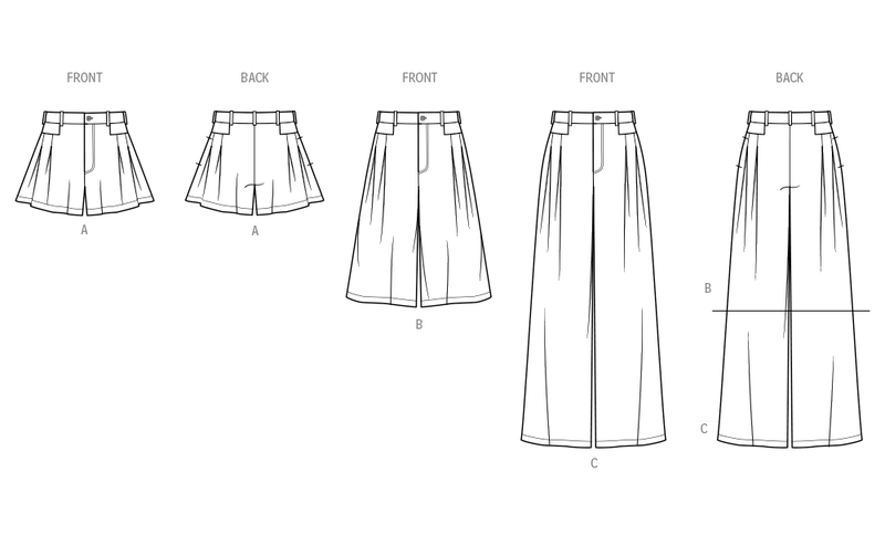 Simplicity Misses Shorts and Pants Sewing Pattern S9955