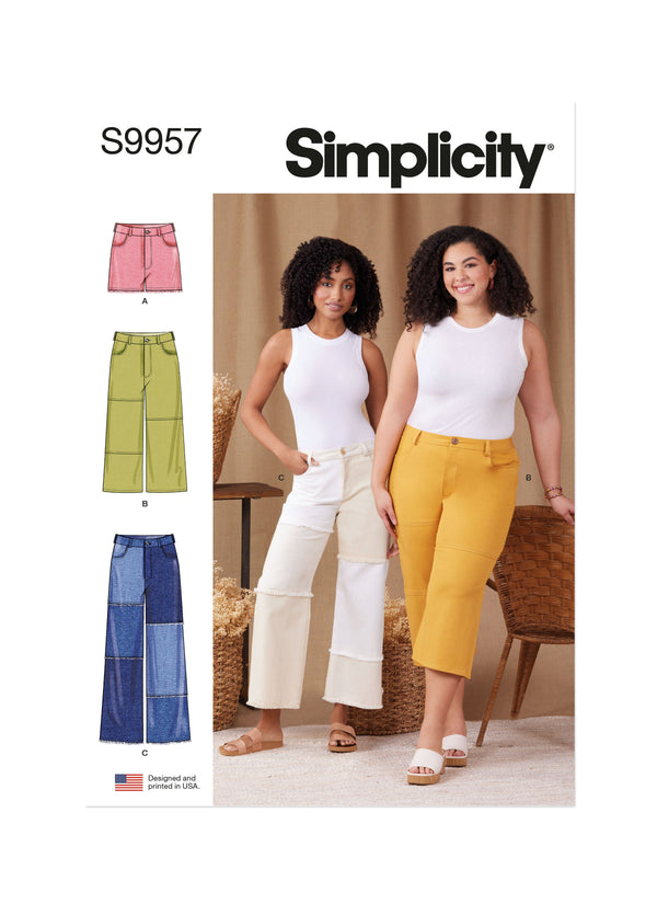 Simplicity Misses & Women's Shorts and Pants Sewing Pattern S9957