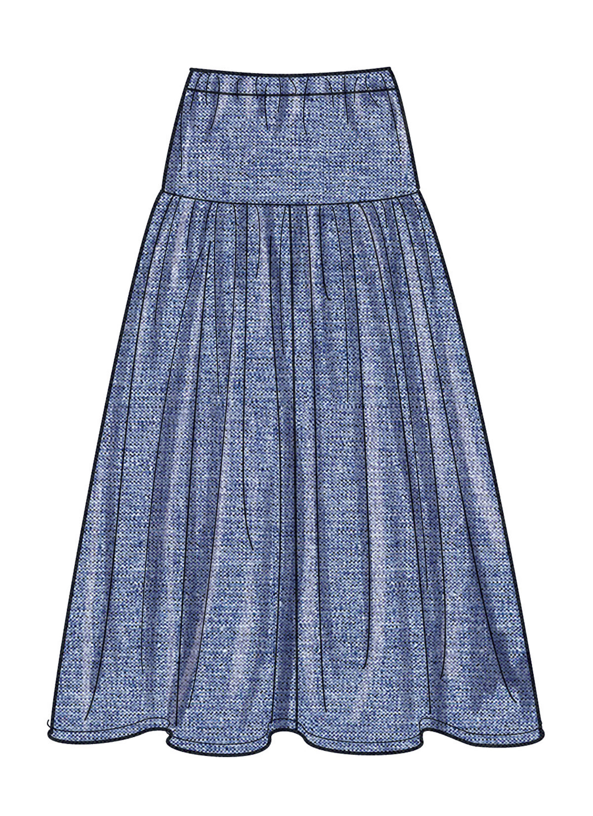 Simplicity Misses Top and Skirt Sewing Pattern Guide S9958