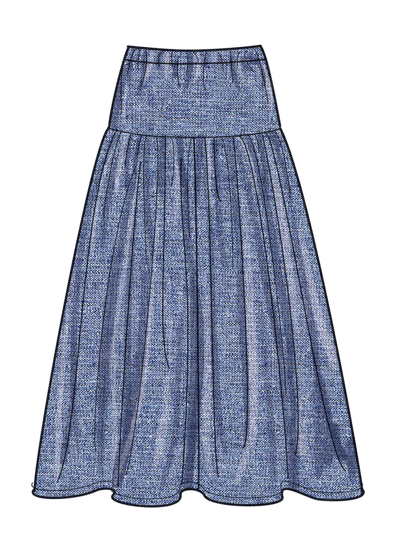 Simplicity Misses Top and Skirt Sewing Pattern Guide S9958