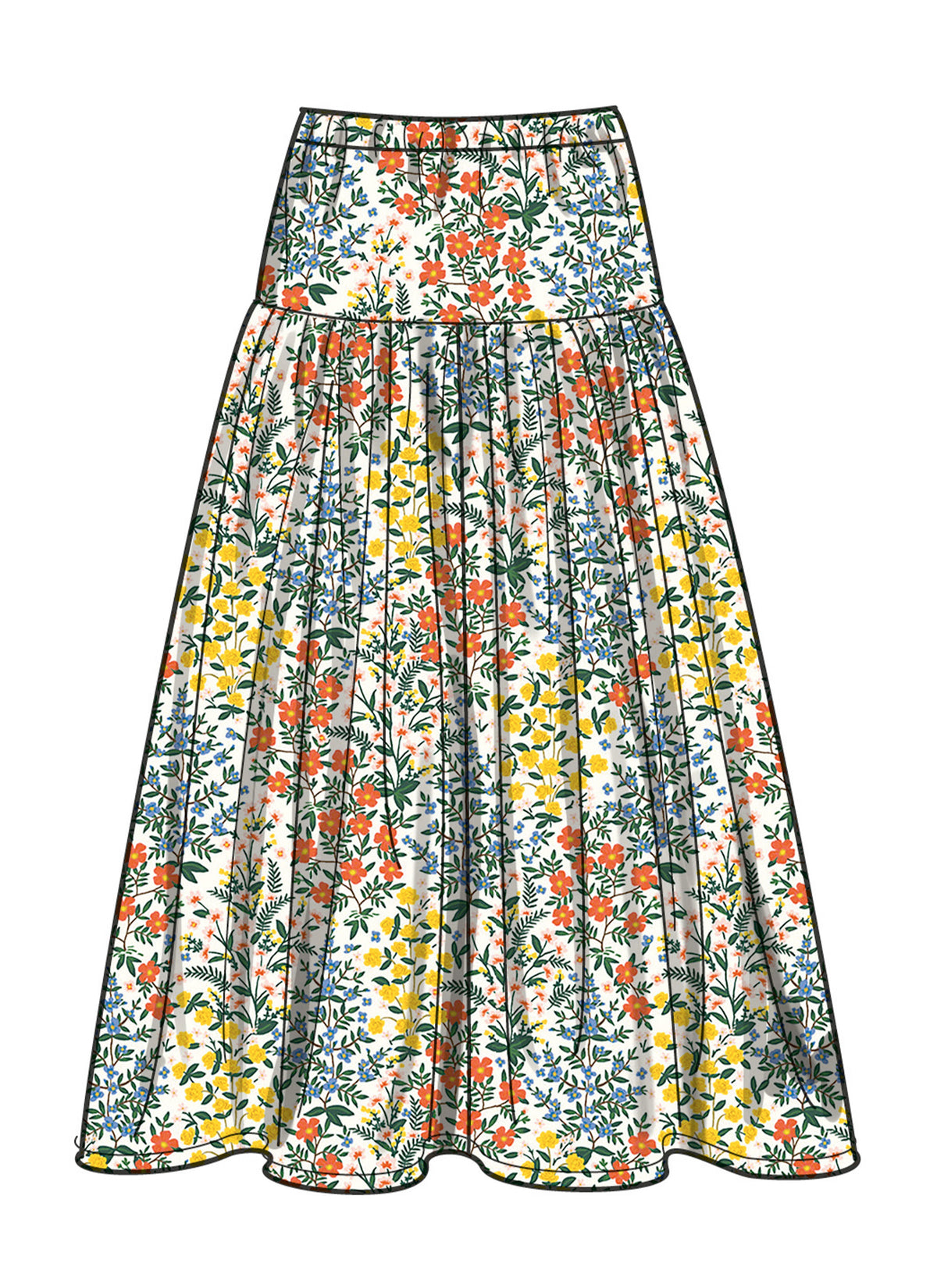 Simplicity Misses Top and Skirt Sewing Pattern Guide S9958