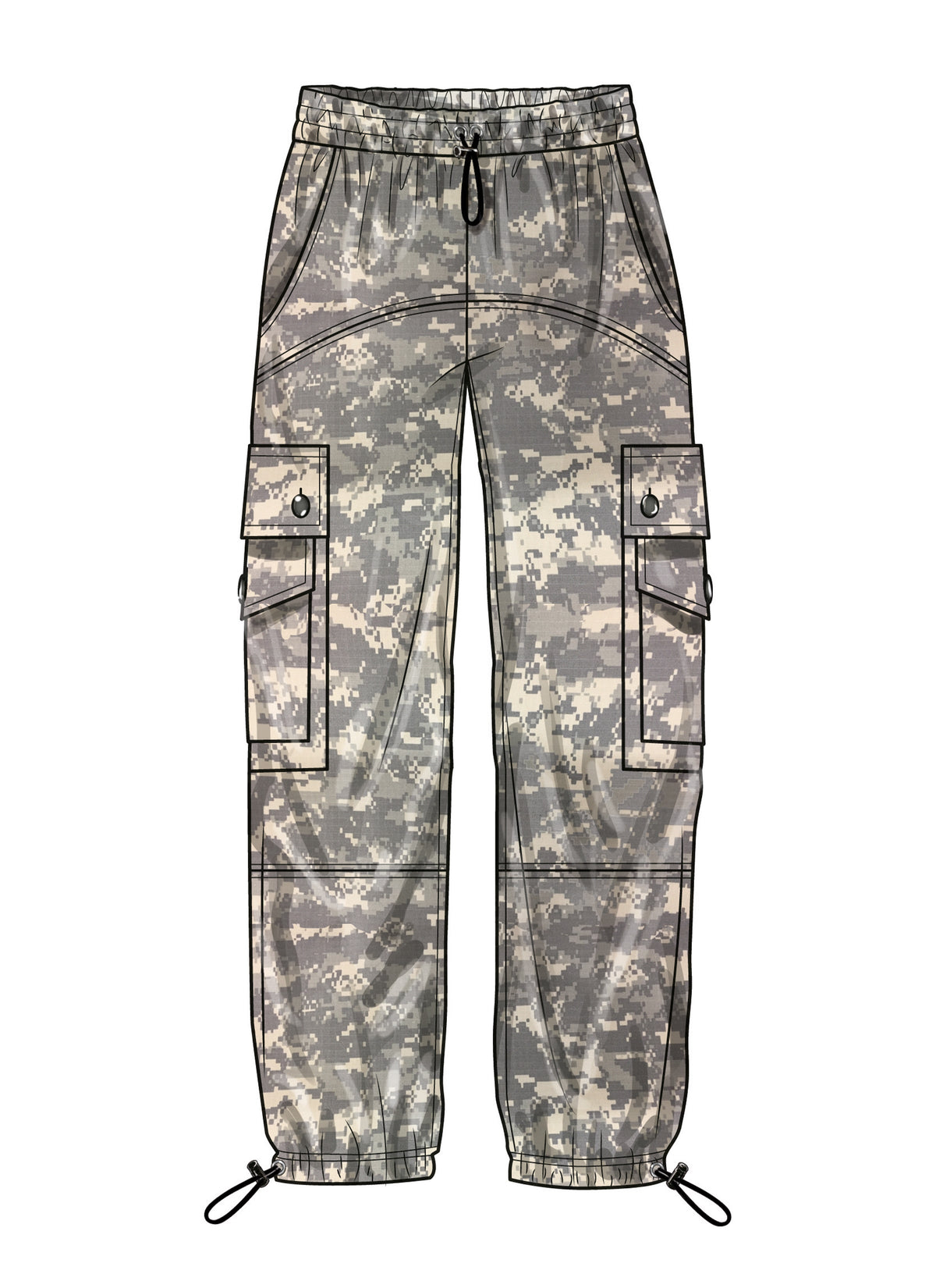 Simplicity Unisex Cargo Pants Sewing Pattern Guide S9959A