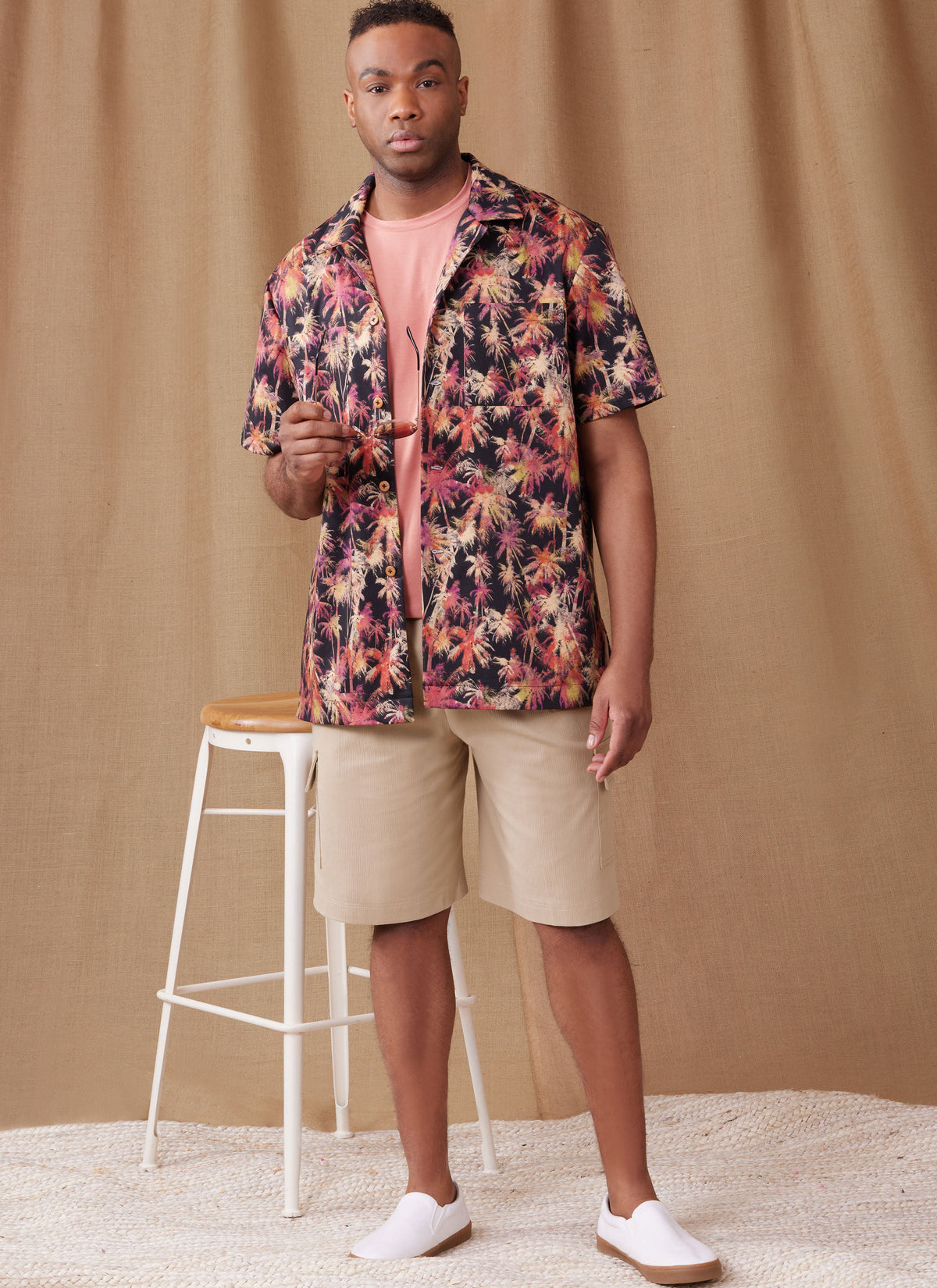 Simplicity Men's Knit T-Shirt, Shirt and Shorts Sewing Pattern S9960
