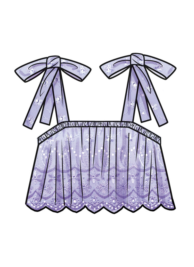Simplicity: Children's & Girls Tops, Skirts, and Dresses Patterns S9963
