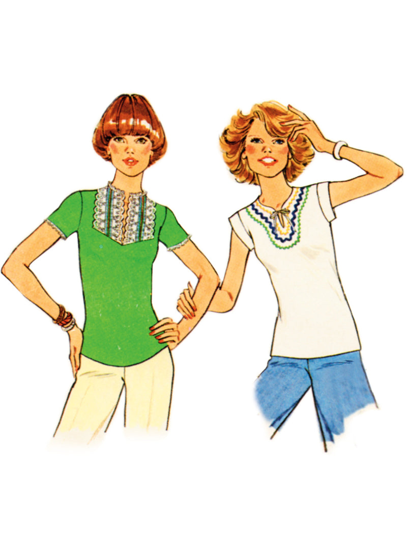 Simplicity Misses Knit Tops Sewing Pattern for Stylish Creations S9965A