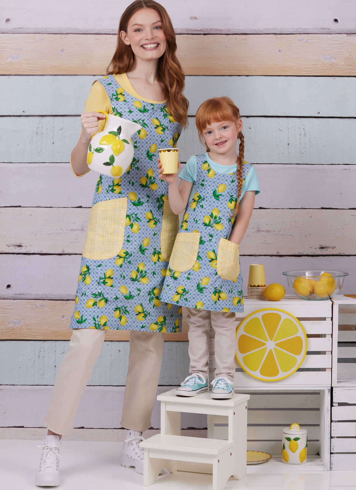 Simplicity Children's & Misses Reversible Aprons Sewing Pattern S9969A
