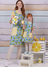 Simplicity Children's & Misses Reversible Aprons Sewing Pattern S9969A