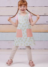 Simplicity Children's & Misses Reversible Aprons Sewing Pattern S9969A