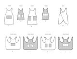 Simplicity Children's & Misses Reversible Aprons Sewing Pattern S9969A