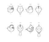 Simplicity Plush Birds Sewing Pattern for Creative Crafting S9972OS