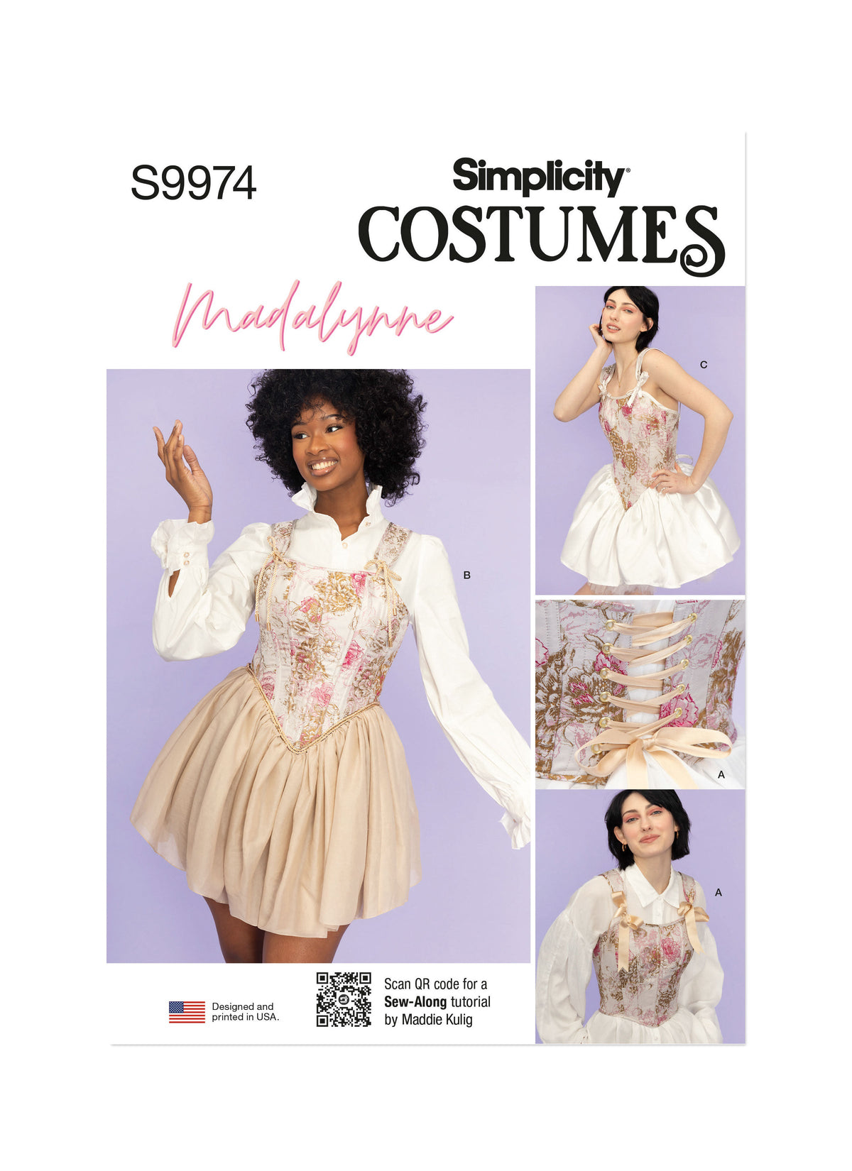Simplicity Misses Corsets by Madalynne Intimates Sewing Pattern S9974