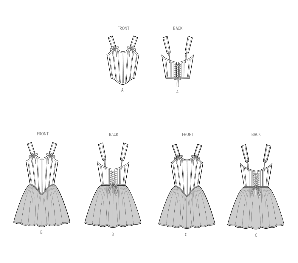 Simplicity Misses Corsets by Madalynne Intimates Sewing Pattern S9974