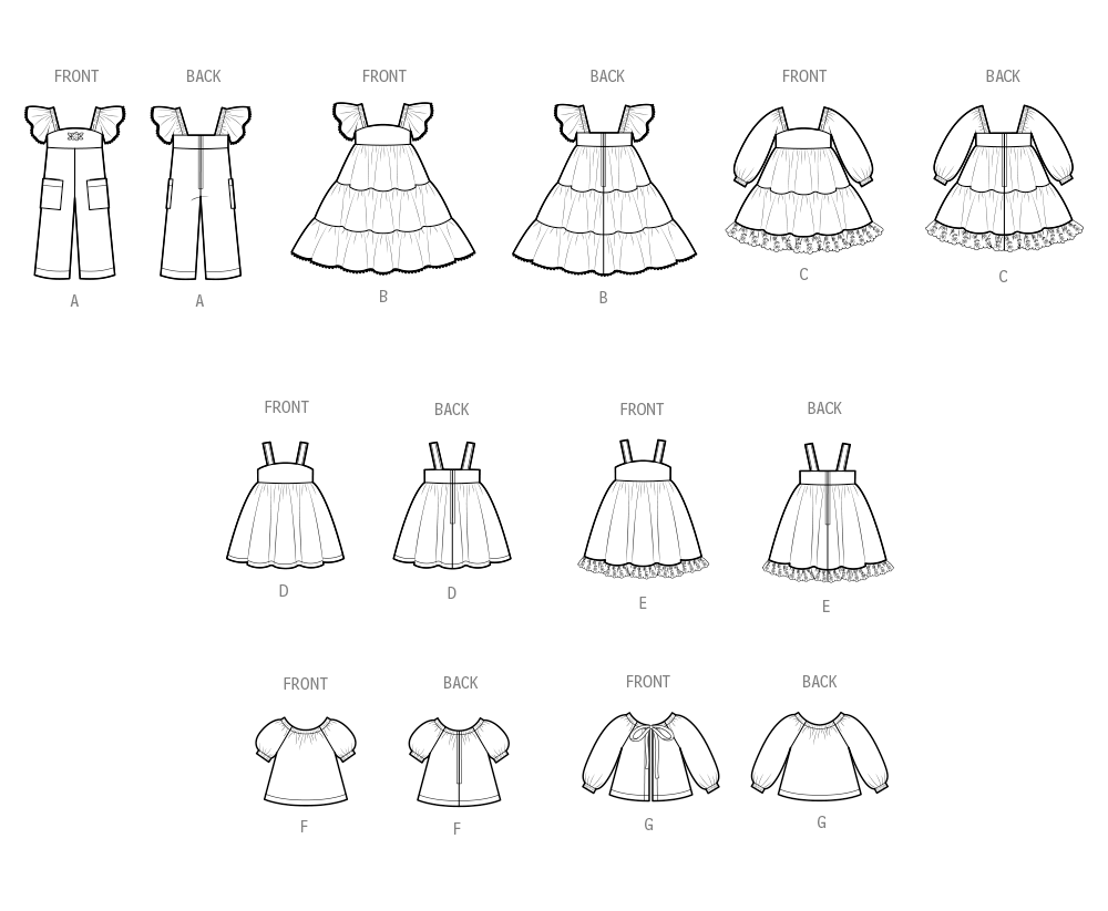 Simplicity 18" Doll Clothes Sewing Pattern by Elaine Heigl S9975OS
