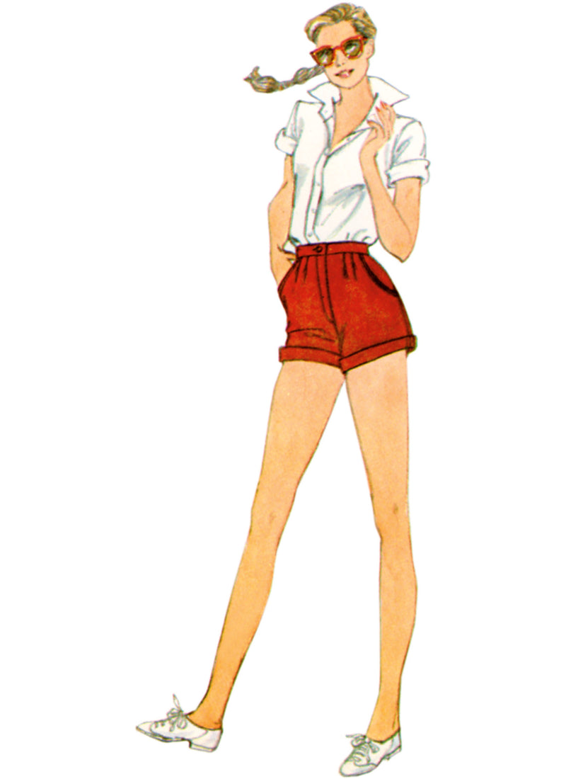 Simplicity Misses Shorts Sewing Pattern for Stylish Creations S9977A