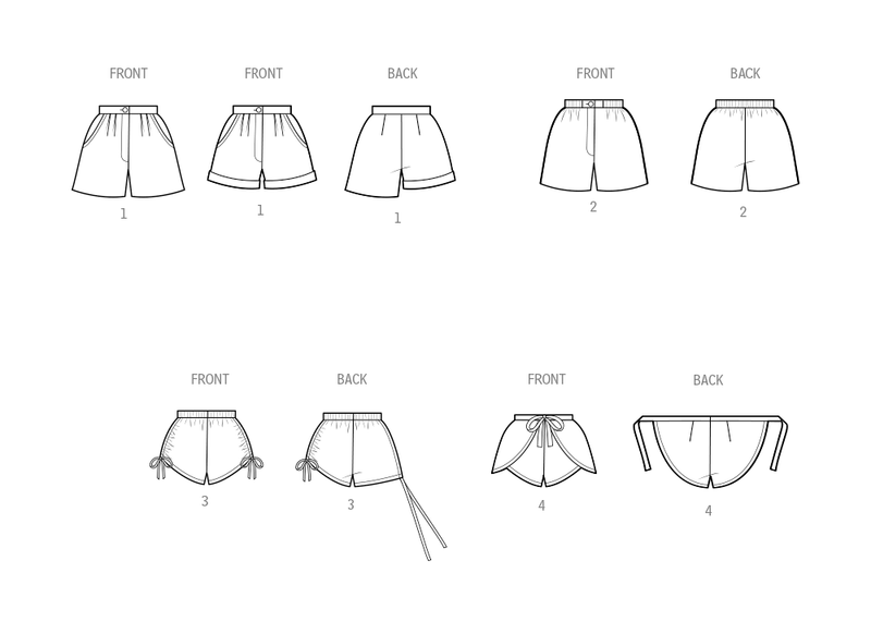 Simplicity Misses Shorts Sewing Pattern for Stylish Creations S9977A