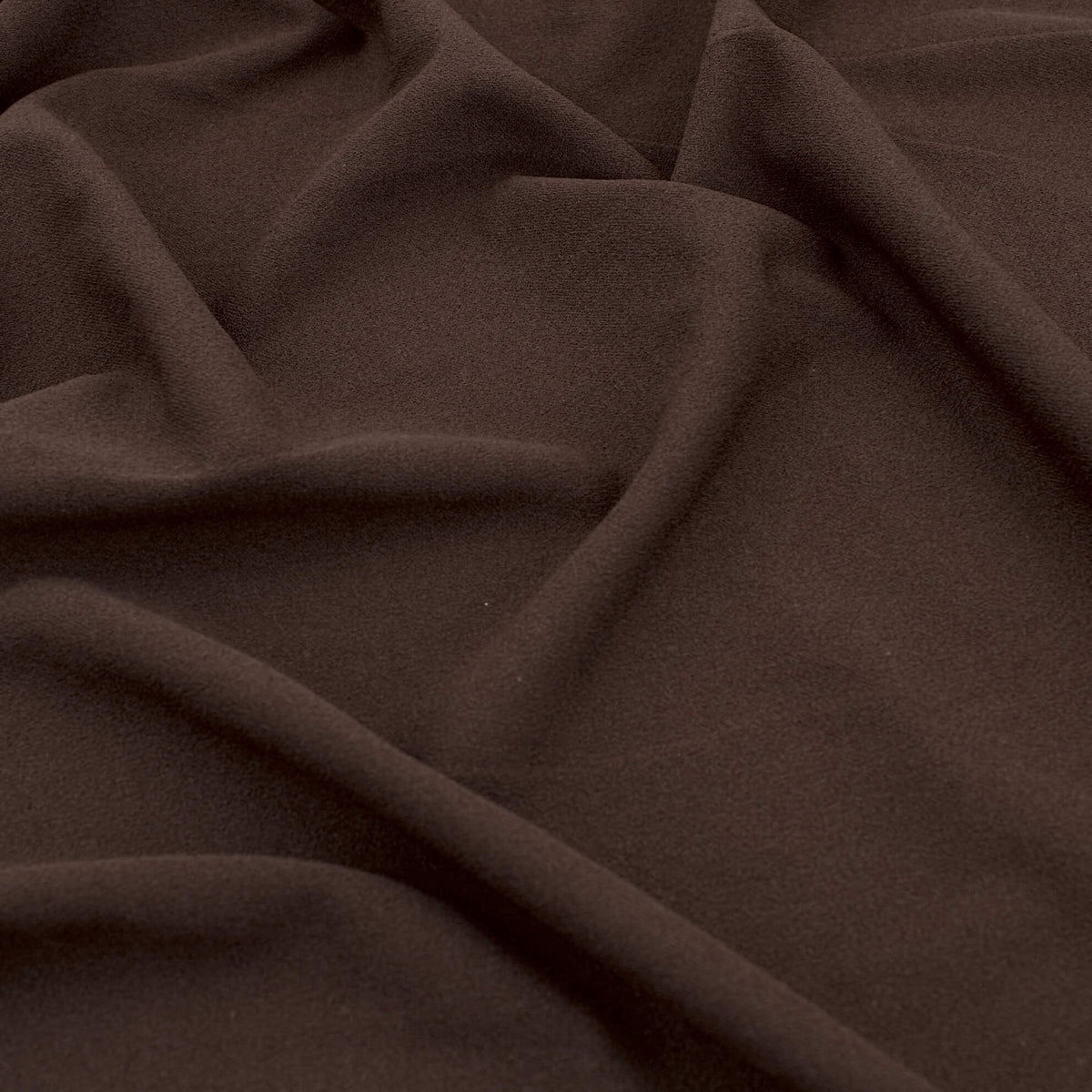 Scuba Crepe Stretch Jersey  - Chocolate