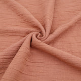 Slubbed Cotton Textured Double Gauze Dressmaking Fabric - Brick