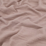Slubbed Cotton Textured Double Gauze Dressmaking Fabric - Sand