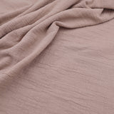 Slubbed Cotton Textured Double Gauze Dressmaking Fabric - Sand