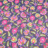 Softshell Fleece Outdoor Coating Jacketing Fabric - Asian Flowers