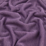 Glitter Sweatshirt Cotton Jersey Fabric- Purple